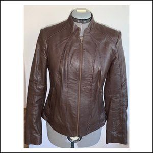 Danier Leather - Chocolate Brown Leather Jacket